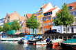 colorful houses of copenhagen