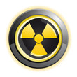 Bouton danger radioactif Bouton danger radioactif