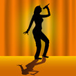 Woman singer