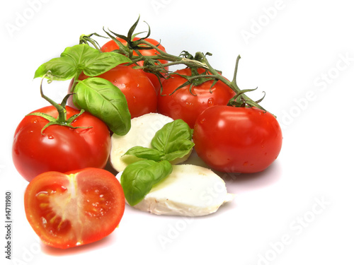 Foto: Tomaten mit Mozzarella Tomaten mit Mozzarella