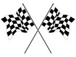 Wavy checkered flags Wavy checkered flags