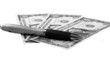 money against white background