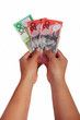 dollar notes against white background dollar notes against white background