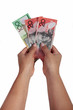 dollar notes against white background dollar notes against white background