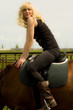 Beautiful girl is riding Beautiful girl is riding