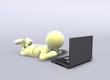 Laptop im Griff