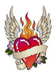 cuore alato