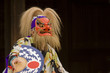 Japanese dancer with Shinto mask Japanese dancer with Shinto mask