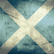 grunge flag of scotland