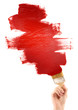 Painting red shape