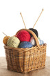 Yarn in basket