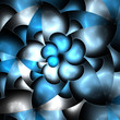 Abstract fractal background