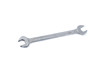 Chrome wrench isolated on white