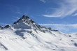 montagne enneigé montagne enneigé