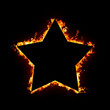 fiery sign