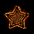 fiery sign