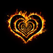 fiery sign