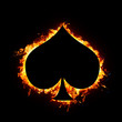 fiery sign