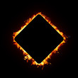fiery sign