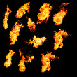 flame samples, real photos flame samples, real photos