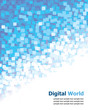 Digital (Blue Pixel) Background Digital (Blue Pixel) Background