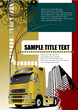 Grunge style cover for brochure urban images. Grunge style cover for brochure urban images.