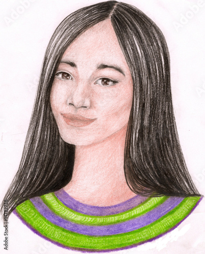 Illustration: Unknown girl Unknown girl