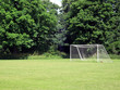 Goalpost on an amateur football pitch