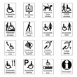Public Information Signs Collection 2 Disabilities