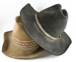 2 old cowboy hats 2 old cowboy hats