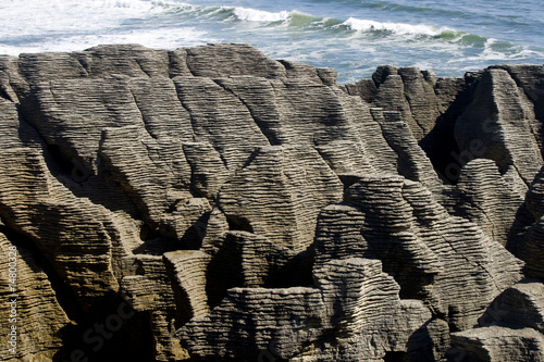 Photo: Pancake rocks at Punakaiki on westcoast of New Zealand Pancake rocks at Punakaiki on westcoast of New Zealand