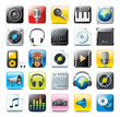 multimedia icons - audio set
