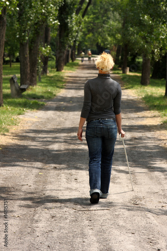 Photo: blind woman blind woman