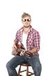 young man in sunglasses