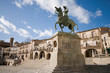 Mayor Square in Trujillo. Caceres, Spain.