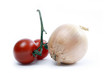 Tomaten mit Zwiebel