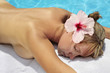 Mujer en un Spa
