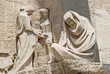 Closeup of Sagrada Familia