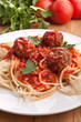spaghetti with meatballs