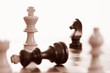 White king wins chess game