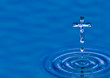 Illustration: Holy water Cross Holy water Cross