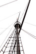 Old ship topmast