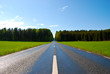Schwedische Straße zum Horizont