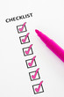 Pink checklist
