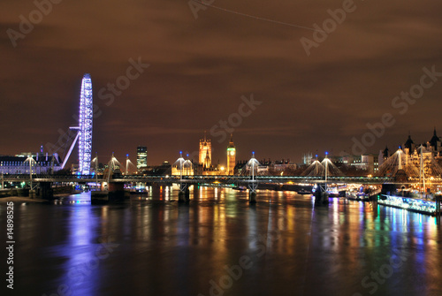 Photo: London's skyline by night London's skyline by night