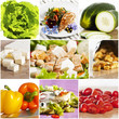 chicken salad collage