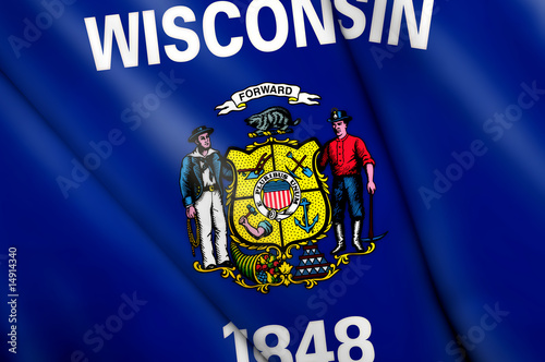 Illustration: Flag of Wisconsin (USA) Flag of Wisconsin (USA)