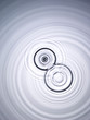 Water ripples, view from above