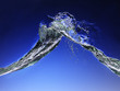 Splashing water