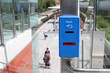 ticket validator at train station
